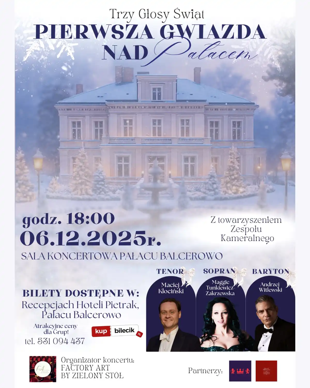 Trzy Głosy Świąt, czyli Pierwsza Gwiazda nad Pałacem